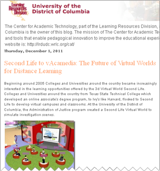 Second Life to vAcamedia: The Future of Virtual Worlds for Distance Learning